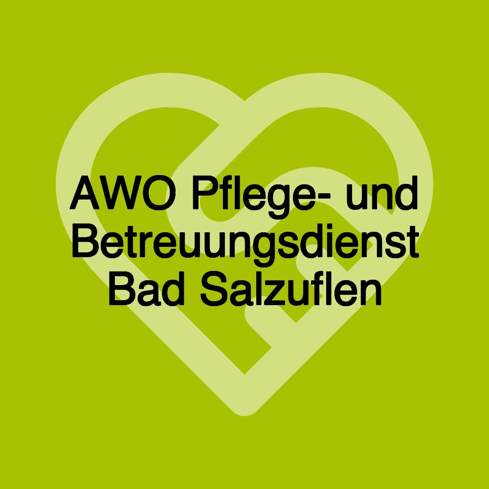 AWO Pflege- und Betreuungsdienst Bad Salzuflen