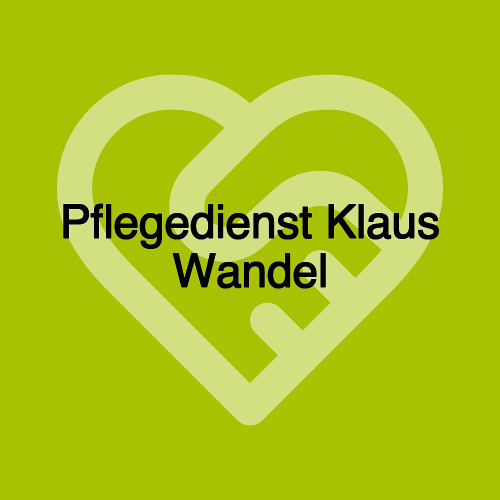 Pflegedienst Klaus Wandel