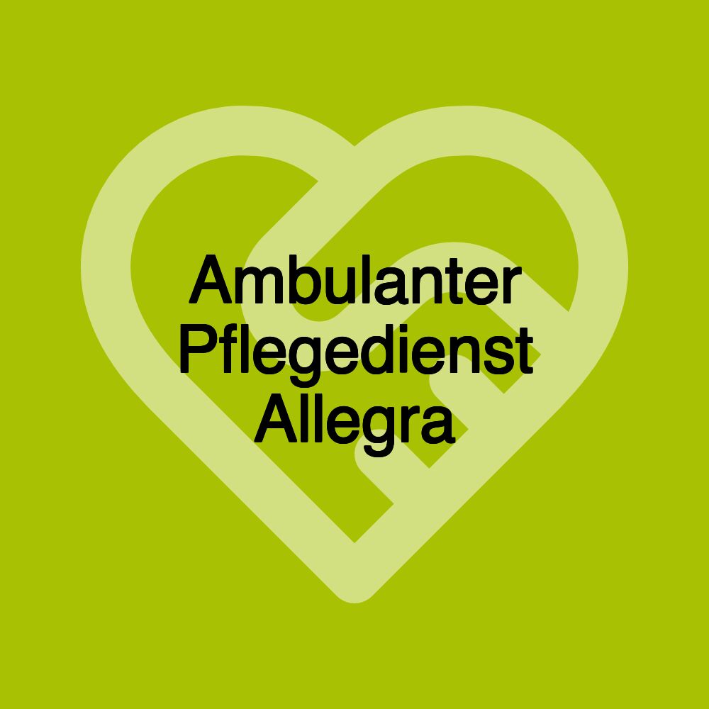 Ambulanter Pflegedienst Allegra