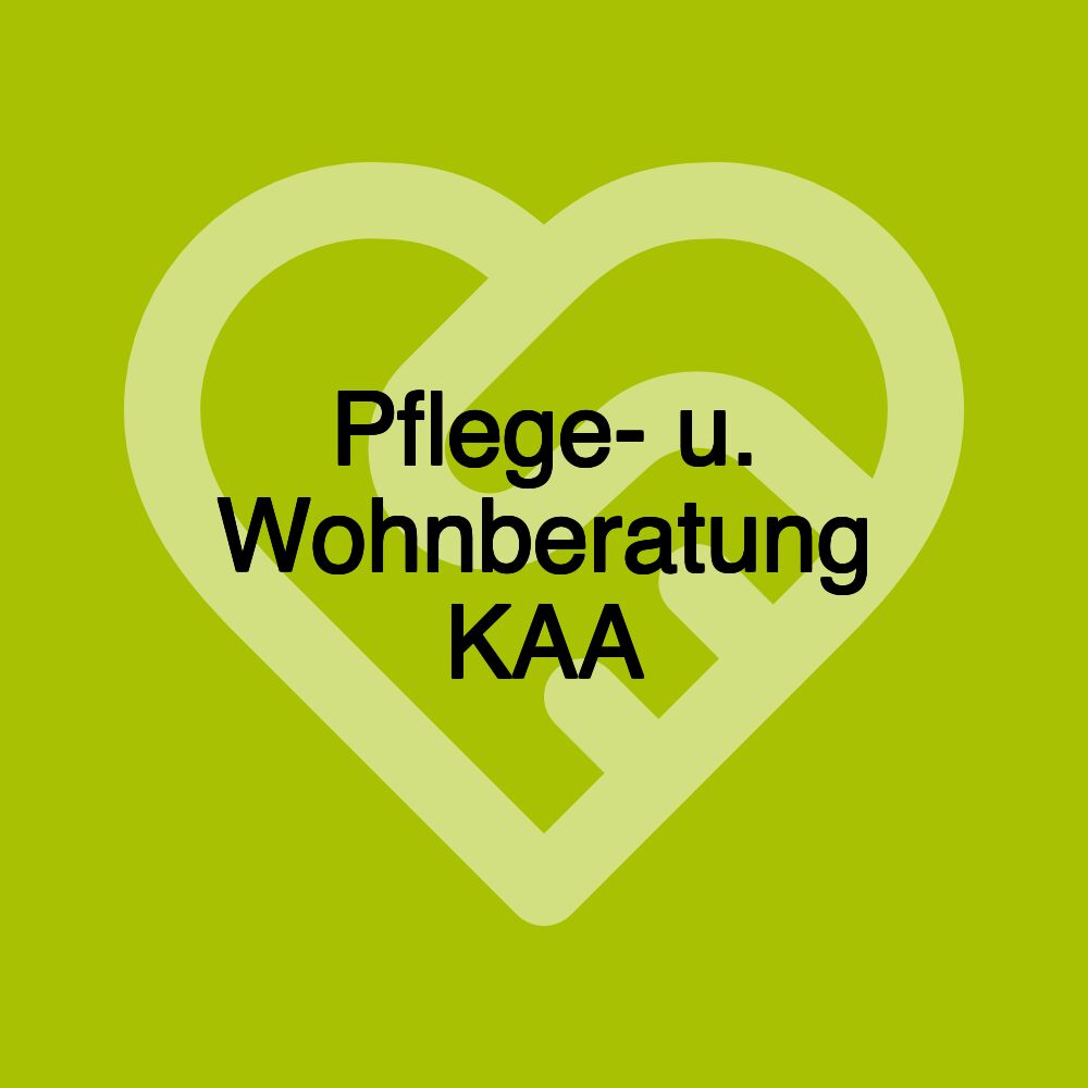 Pflege- u. Wohnberatung KAA