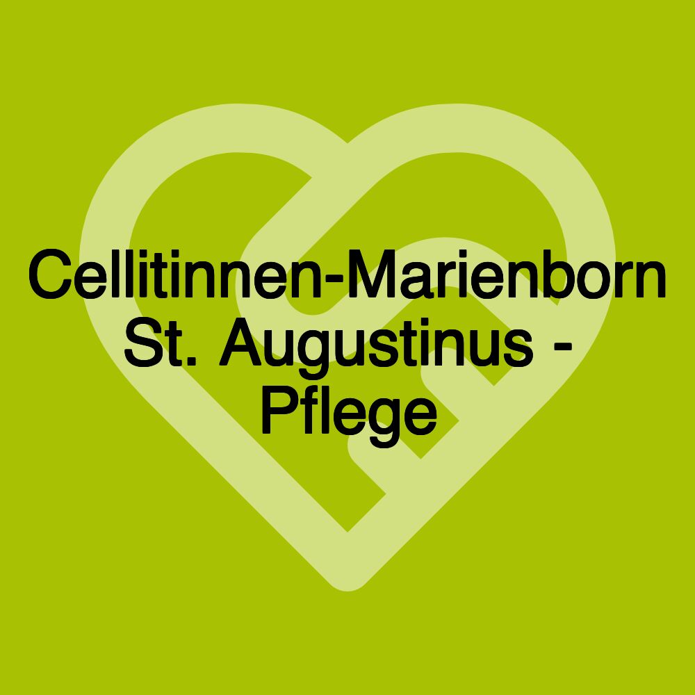 Cellitinnen-Marienborn St. Augustinus - Pflege