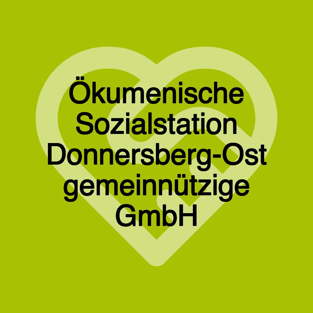 Ökumenische Sozialstation Donnersberg-Ost gemeinnützige GmbH