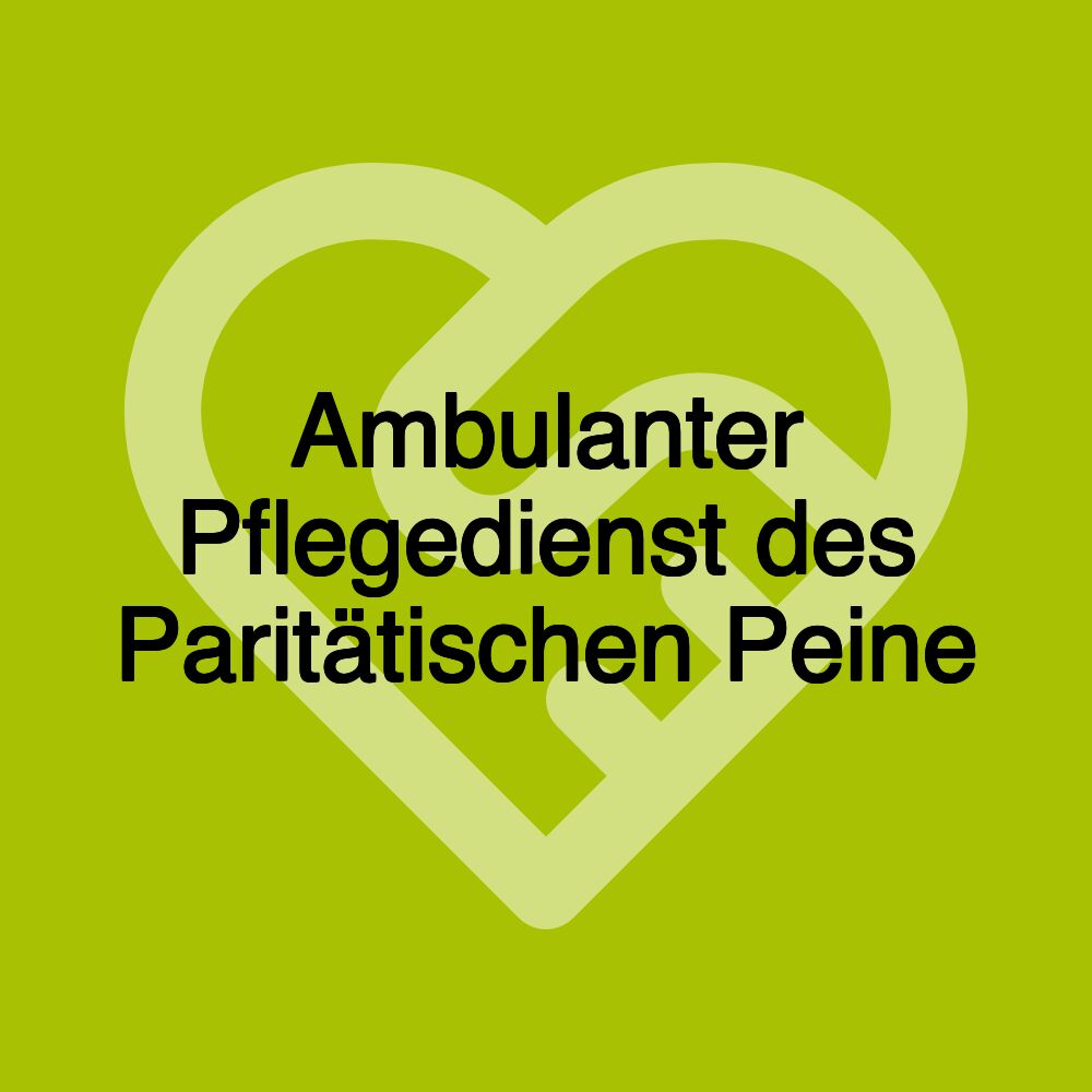 Ambulanter Pflegedienst des Paritätischen Peine