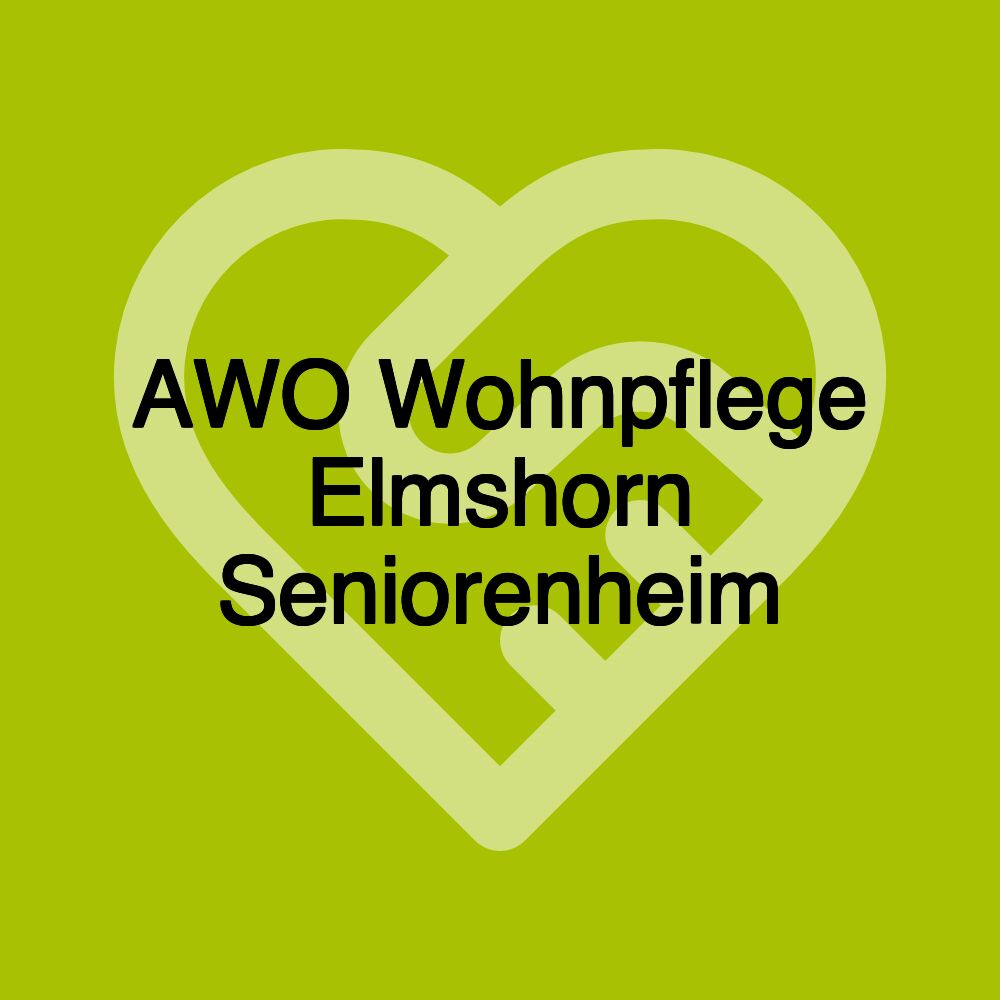 AWO Wohnpflege Elmshorn Seniorenheim