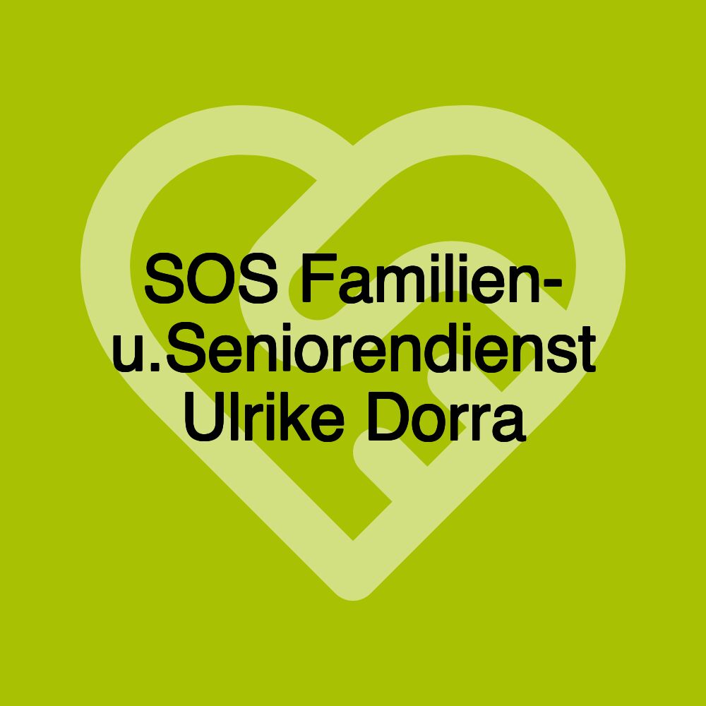 SOS Familien- u.Seniorendienst Ulrike Dorra