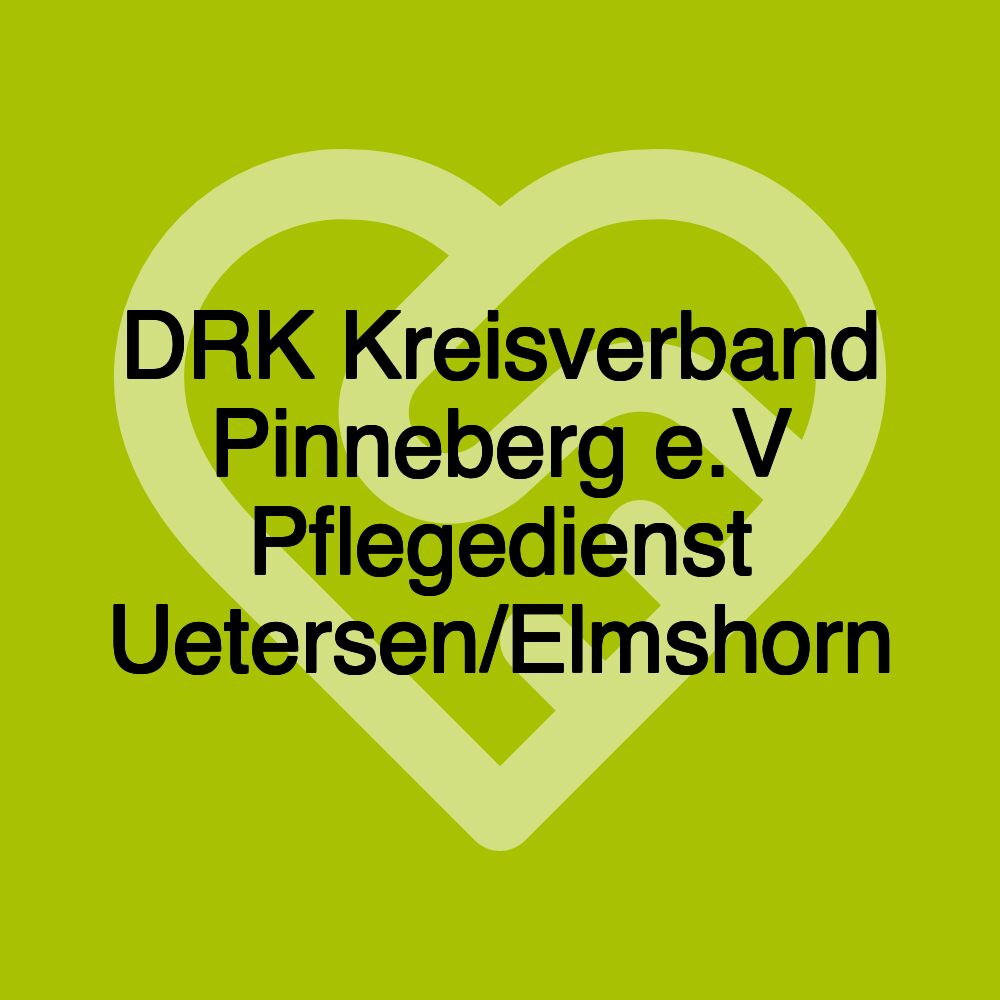 DRK Kreisverband Pinneberg e.V Pflegedienst Uetersen/Elmshorn