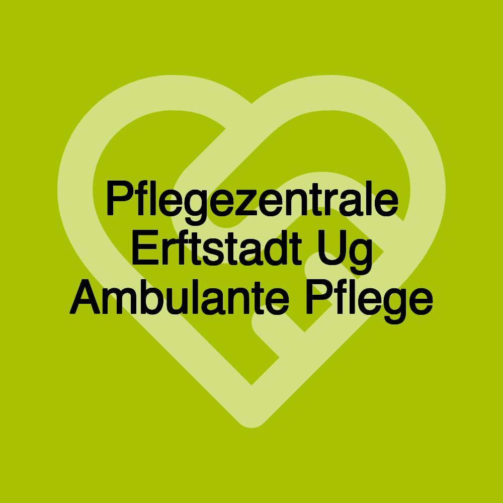 Pflegezentrale Erftstadt Ug Ambulante Pflege