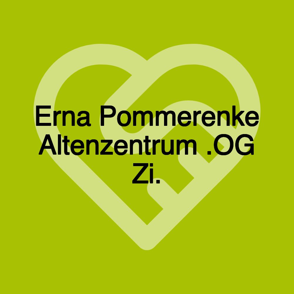 Erna Pommerenke Altenzentrum .OG Zi.