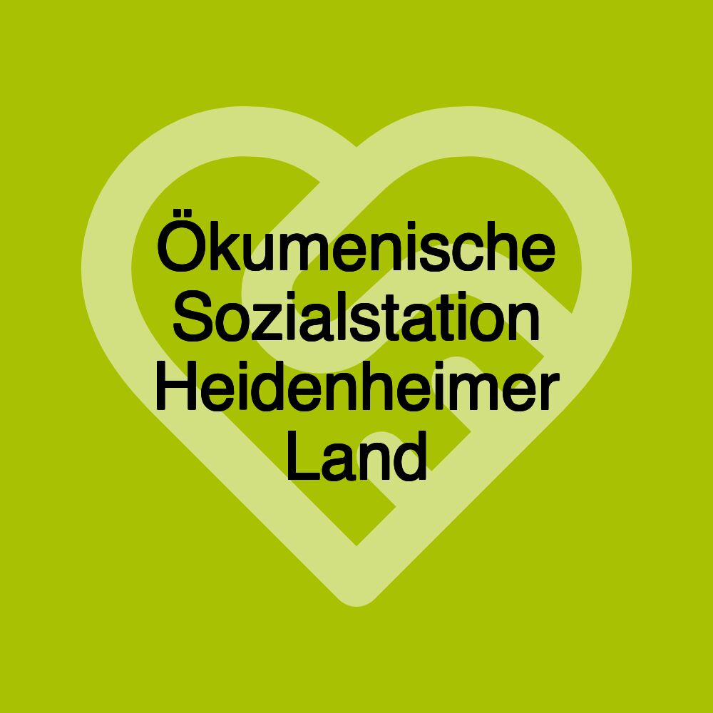 Ökumenische Sozialstation Heidenheimer Land