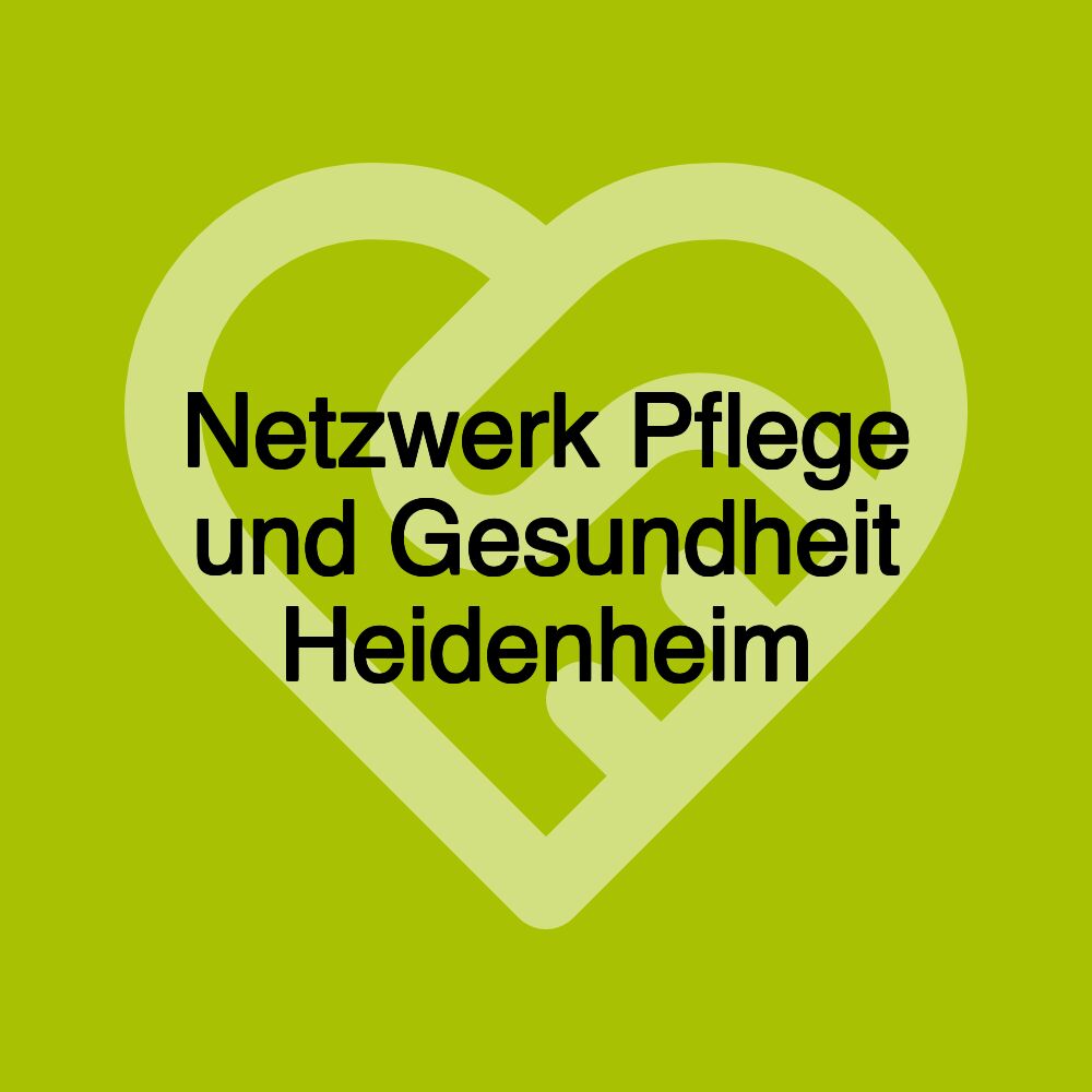 Netzwerk Pflege und Gesundheit Heidenheim