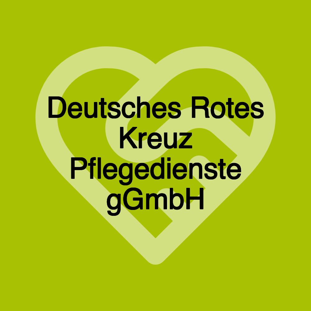 Deutsches Rotes Kreuz Pflegedienste gGmbH