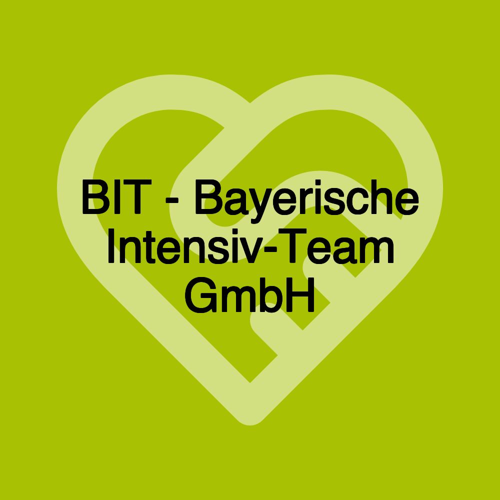 BIT - Bayerische Intensiv-Team GmbH