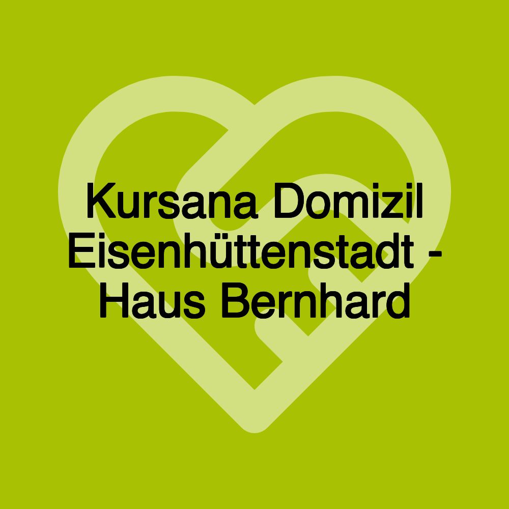 Kursana Domizil Eisenhüttenstadt - Haus Bernhard