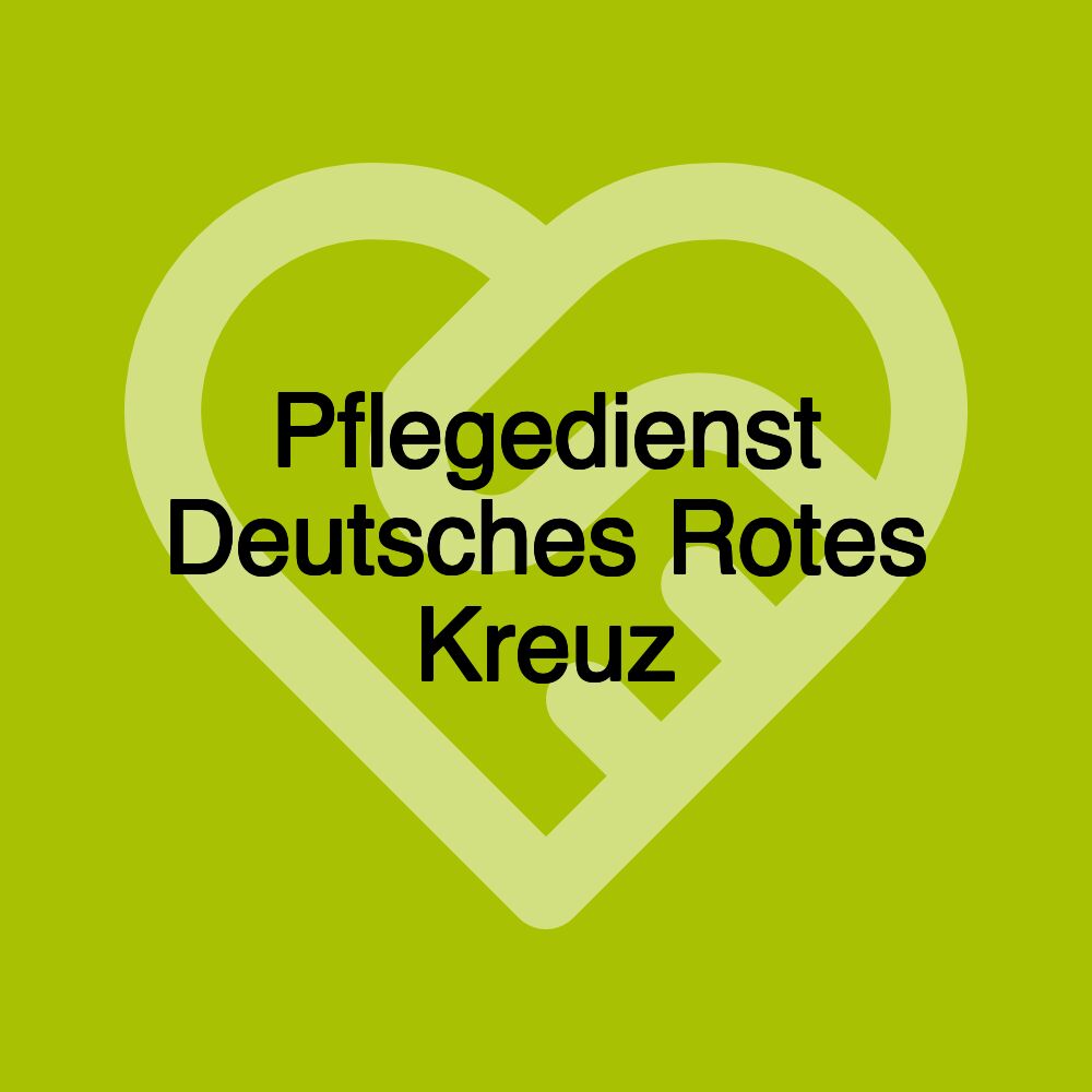 Pflegedienst Deutsches Rotes Kreuz