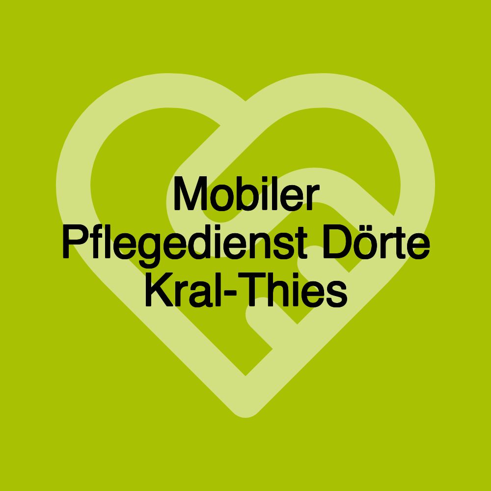 Mobiler Pflegedienst Dörte Kral-Thies