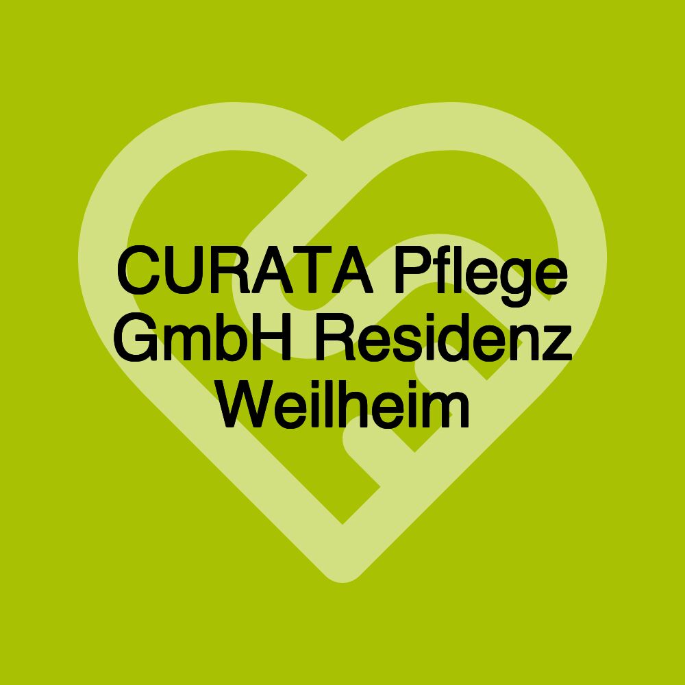 CURATA Pflege GmbH Residenz Weilheim