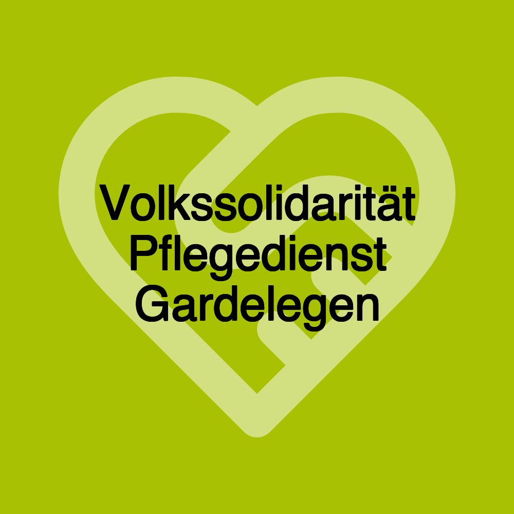 Volkssolidarität Pflegedienst Gardelegen