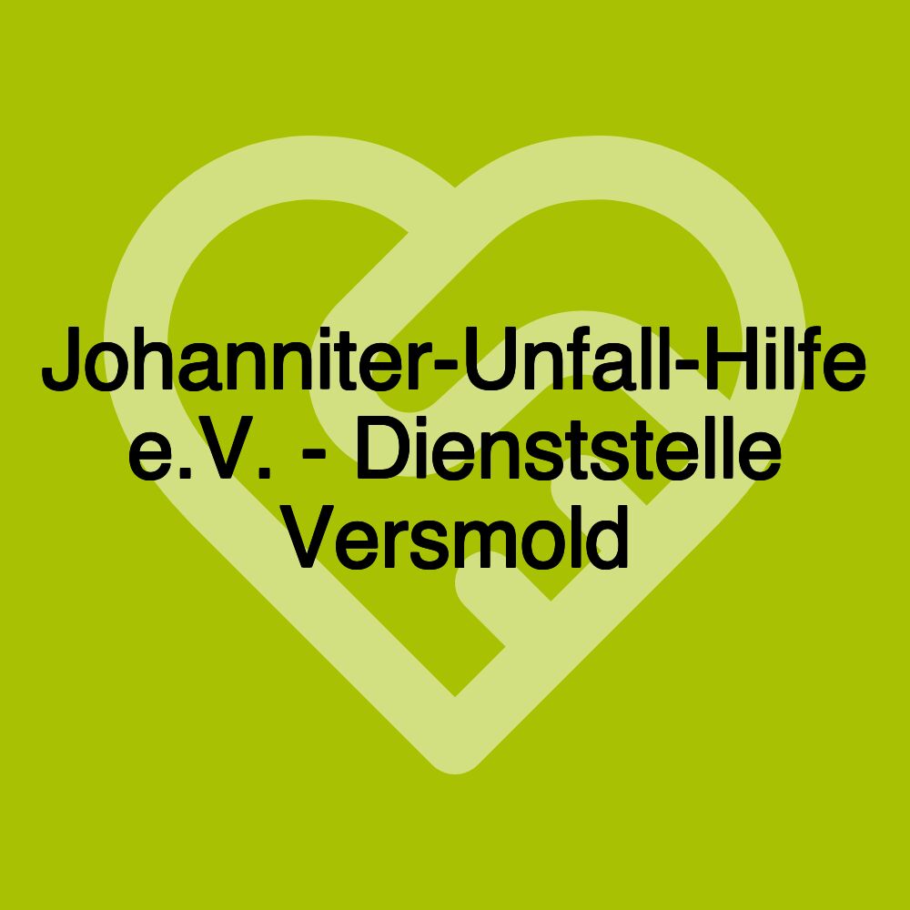 Johanniter-Unfall-Hilfe e.V. - Dienststelle Versmold