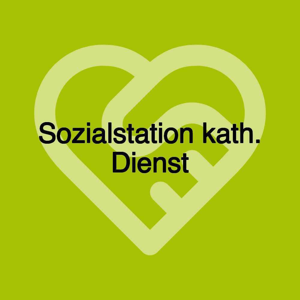 Sozialstation kath. Dienst