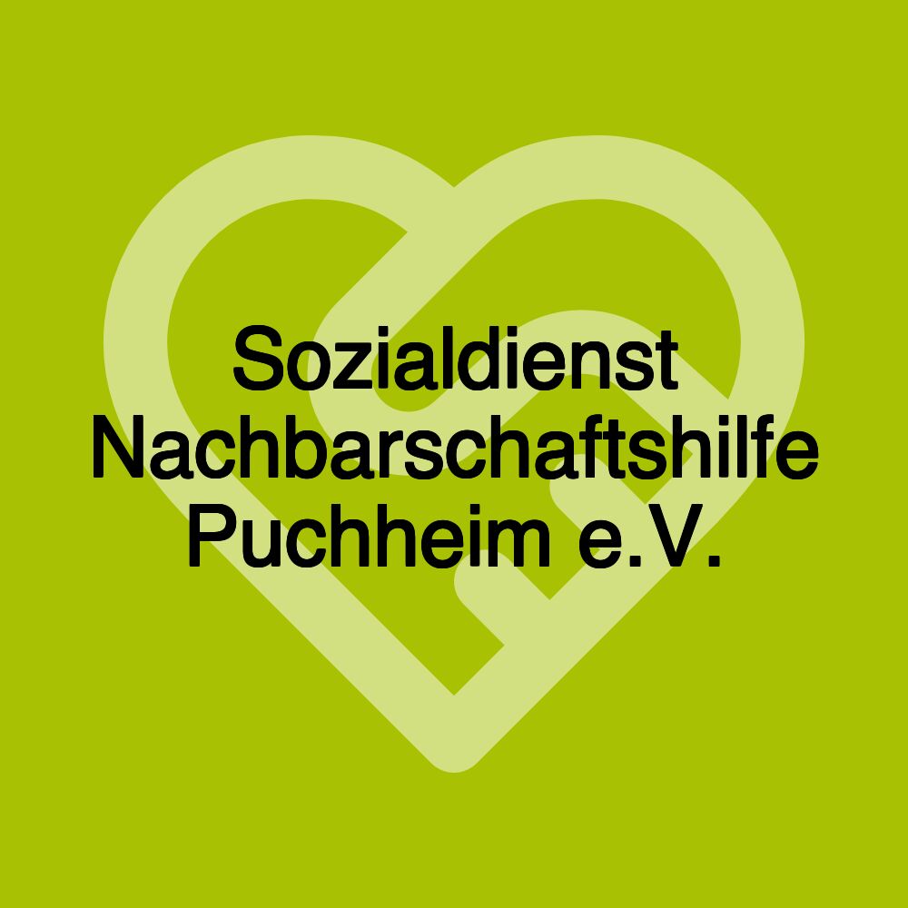 Sozialdienst Nachbarschaftshilfe Puchheim e.V.