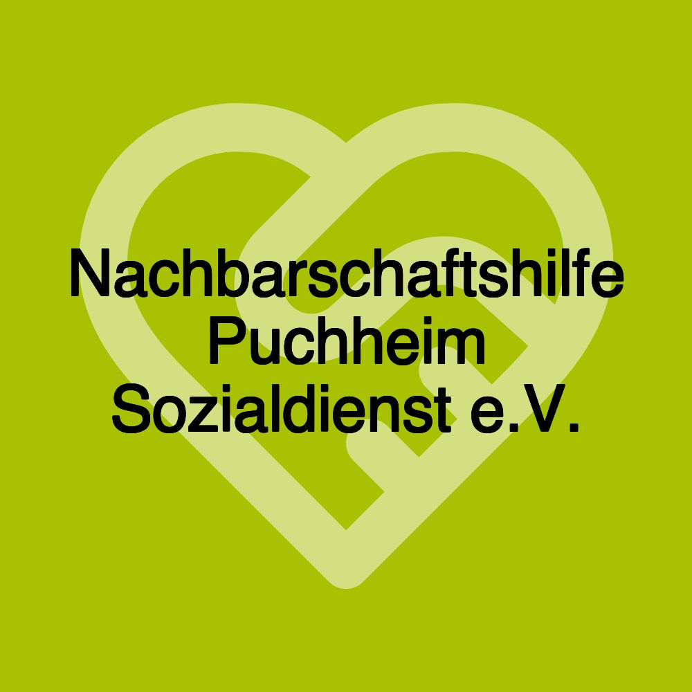 Nachbarschaftshilfe Puchheim Sozialdienst e.V.