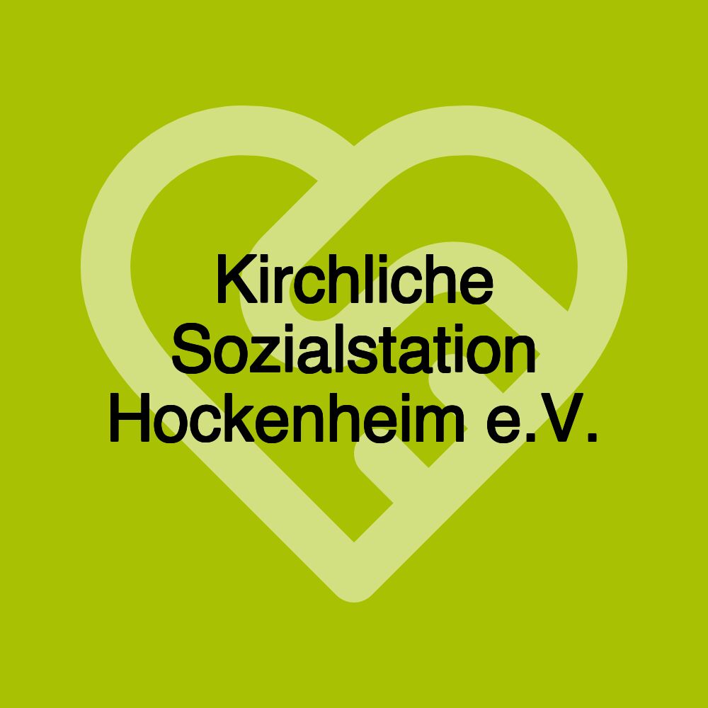 Kirchliche Sozialstation Hockenheim e.V.