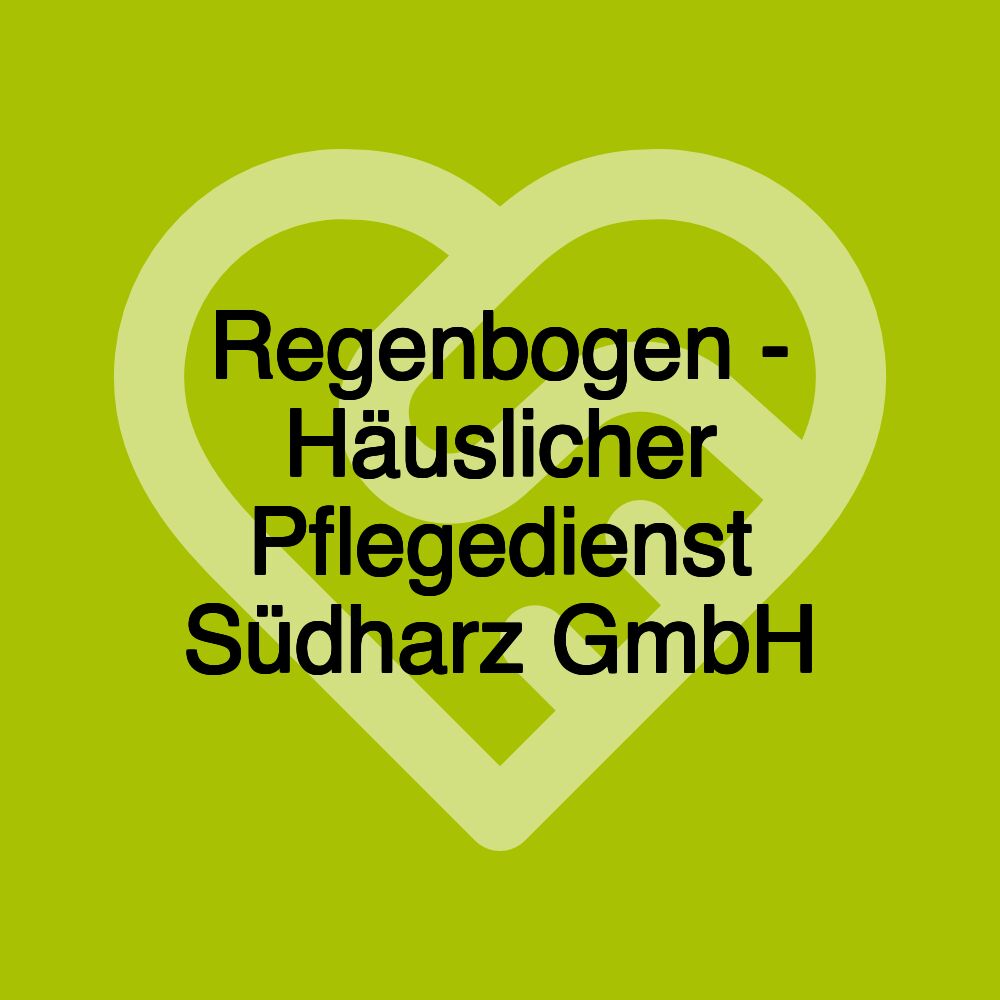 Regenbogen - Häuslicher Pflegedienst Südharz GmbH