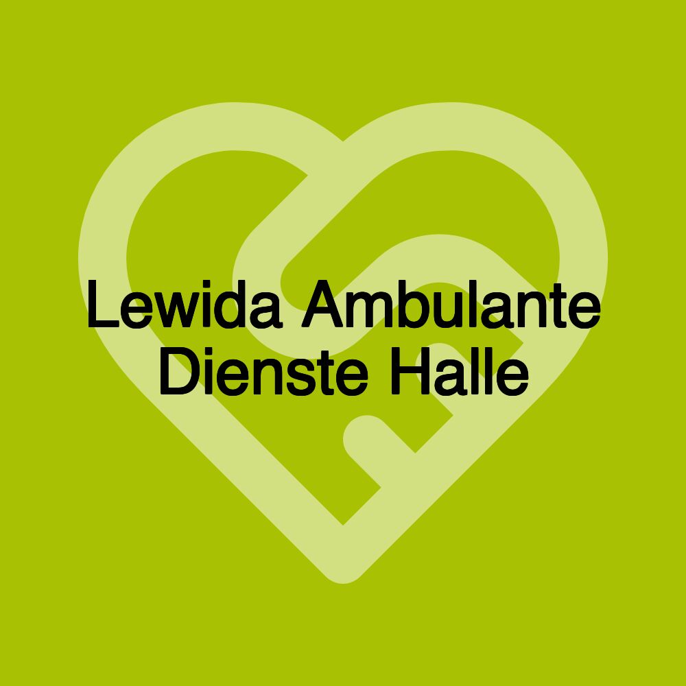 Lewida Ambulante Dienste Halle