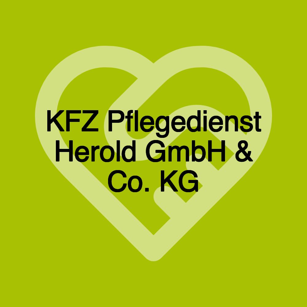 KFZ Pflegedienst Herold GmbH & Co. KG