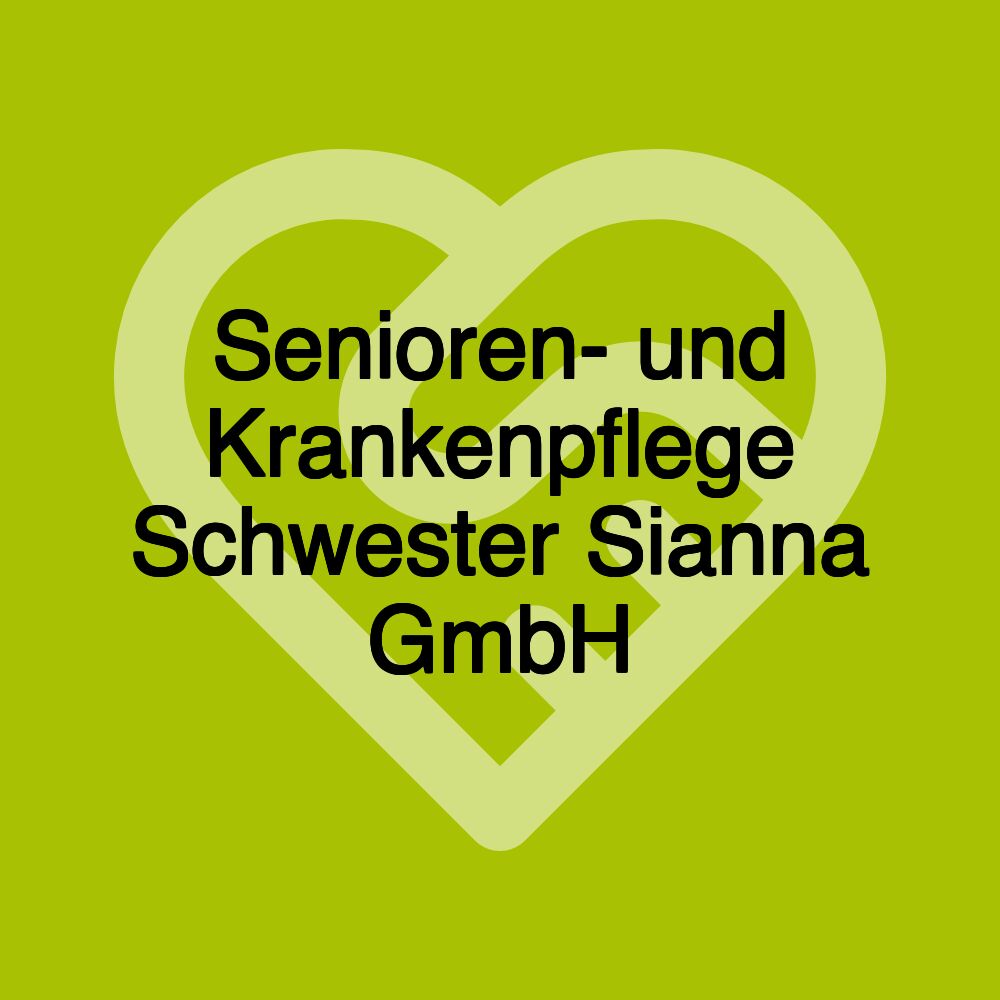 Senioren- und Krankenpflege Schwester Sianna GmbH