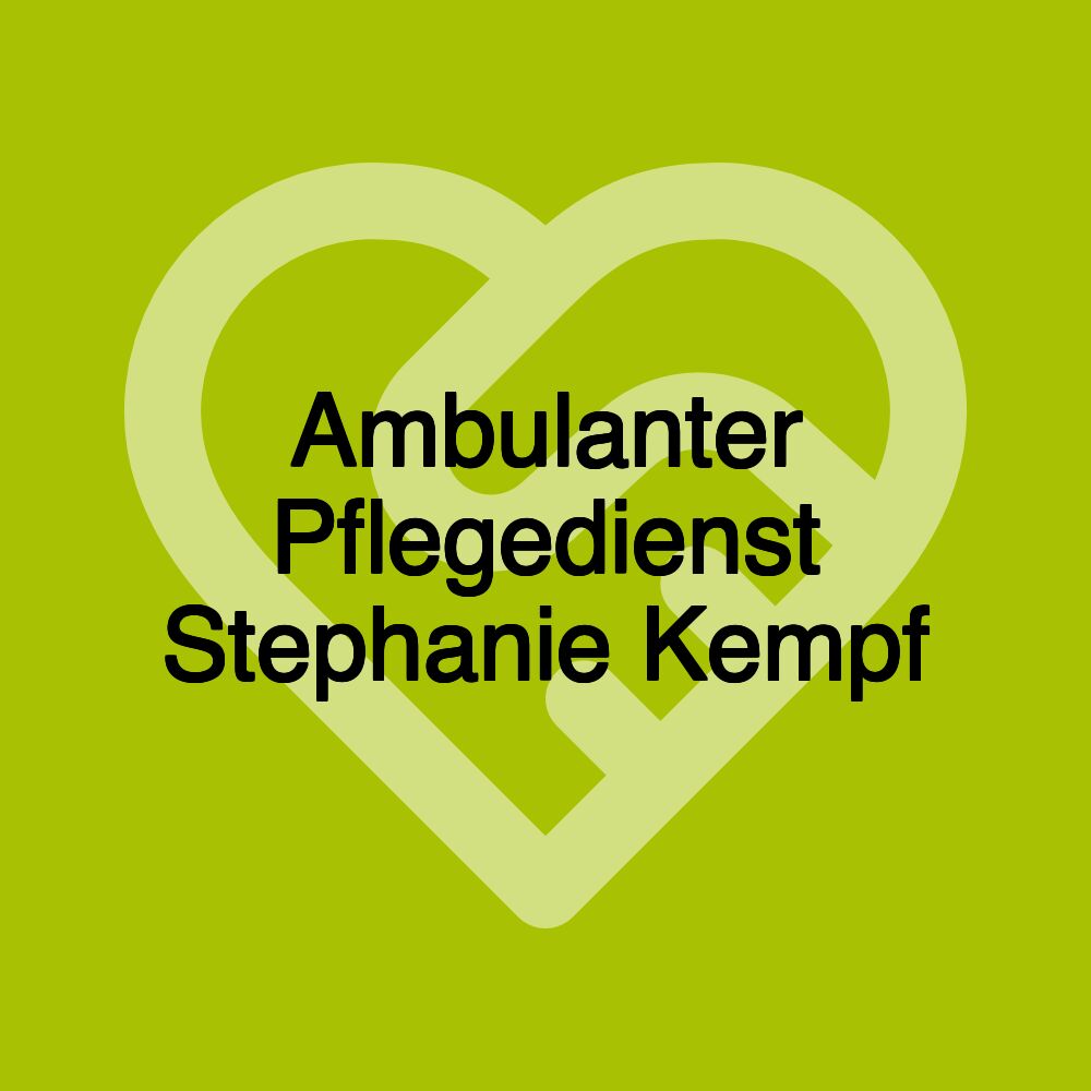 Ambulanter Pflegedienst Stephanie Kempf