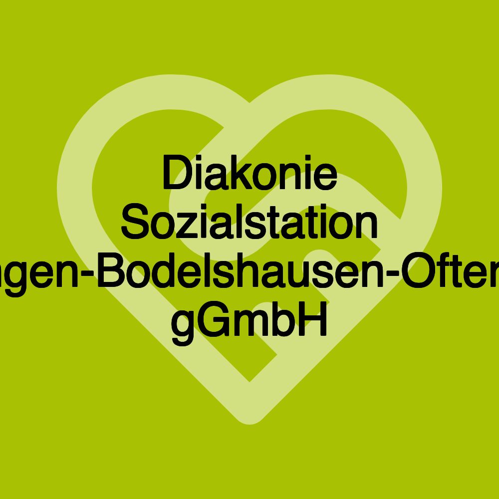 Diakonie Sozialstation Mössingen-Bodelshausen-Ofterdingen gGmbH