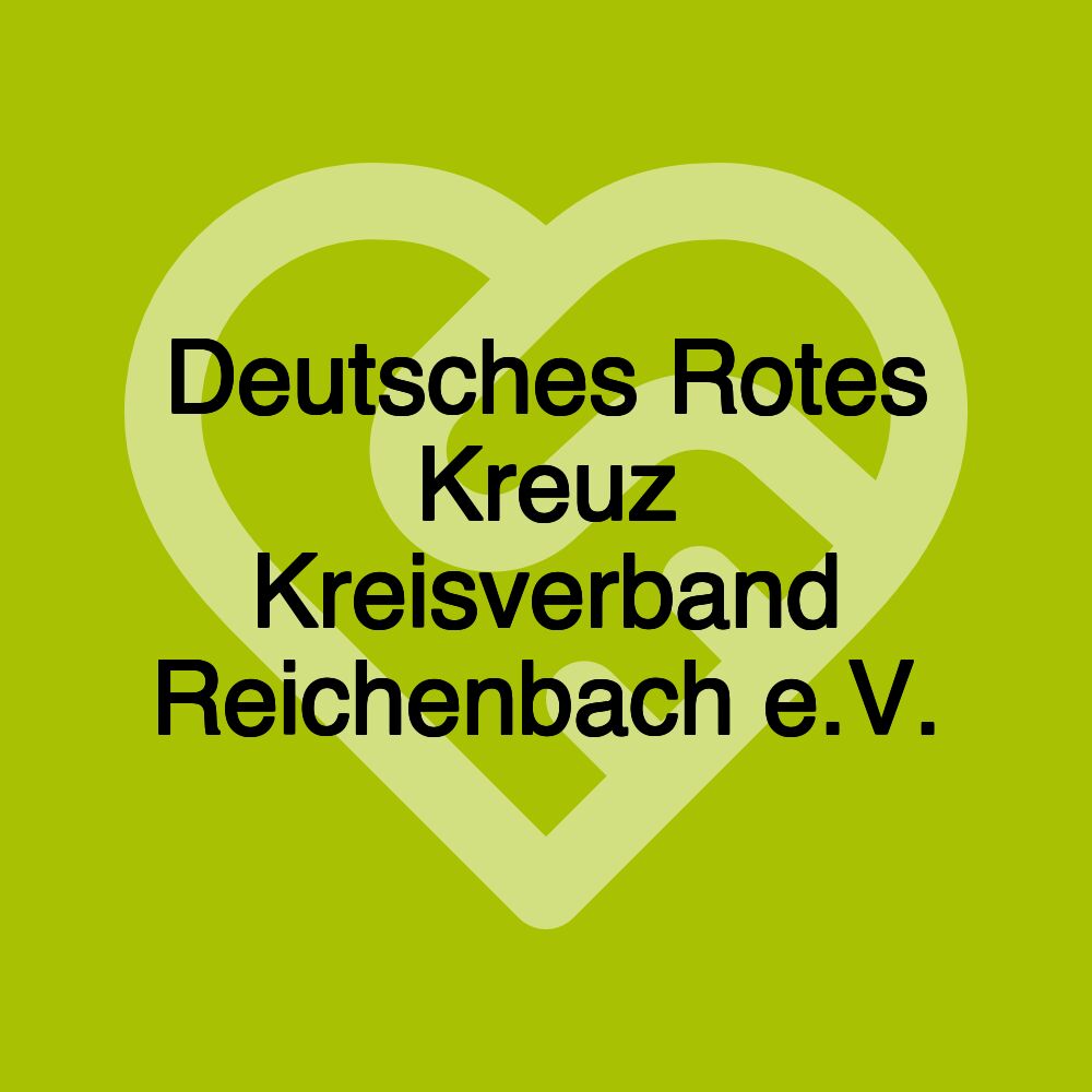 Deutsches Rotes Kreuz Kreisverband Reichenbach e.V.