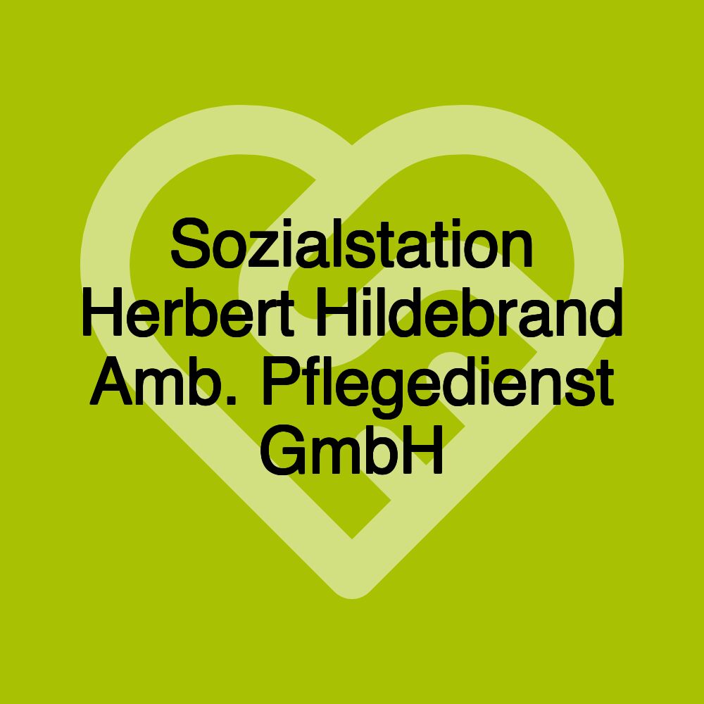 Sozialstation Herbert Hildebrand Amb. Pflegedienst GmbH