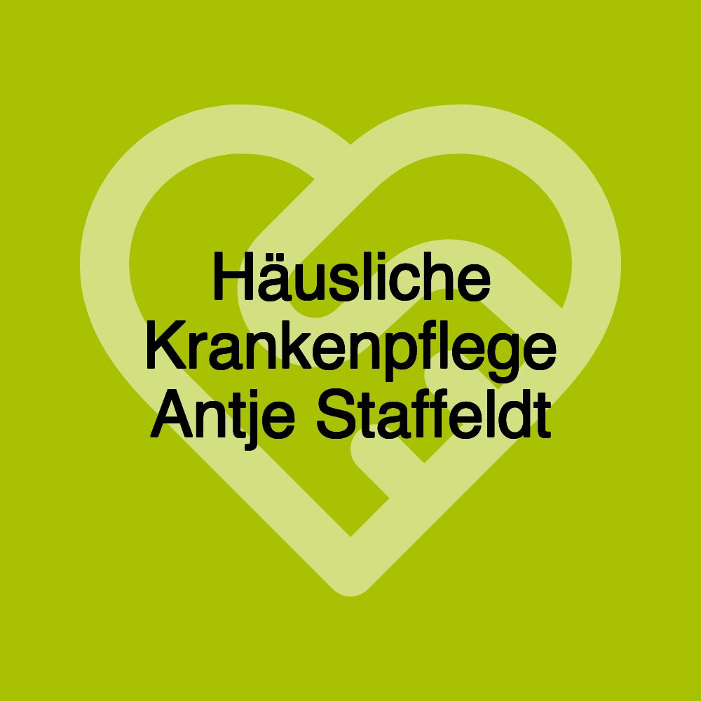 Häusliche Krankenpflege Antje Staffeldt