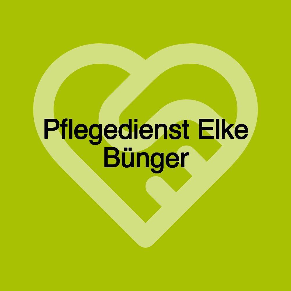 Pflegedienst Elke Bünger