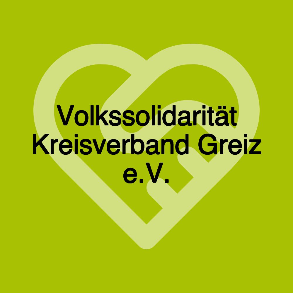 Volkssolidarität Kreisverband Greiz e.V.