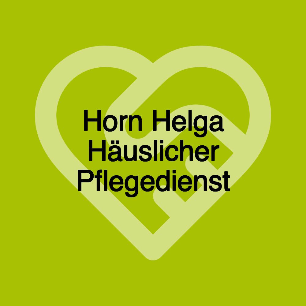 Horn Helga Häuslicher Pflegedienst