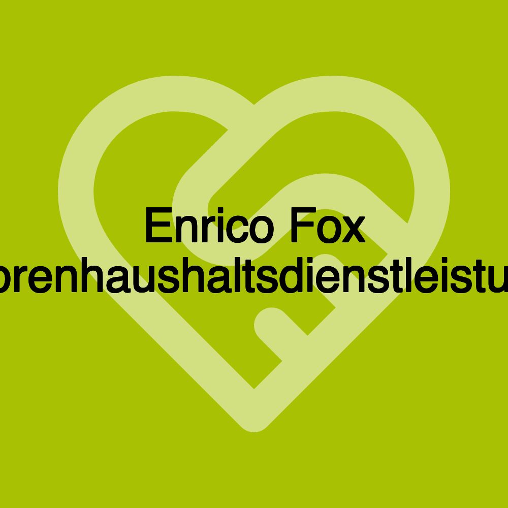 Enrico Fox Seniorenhaushaltsdienstleistungen