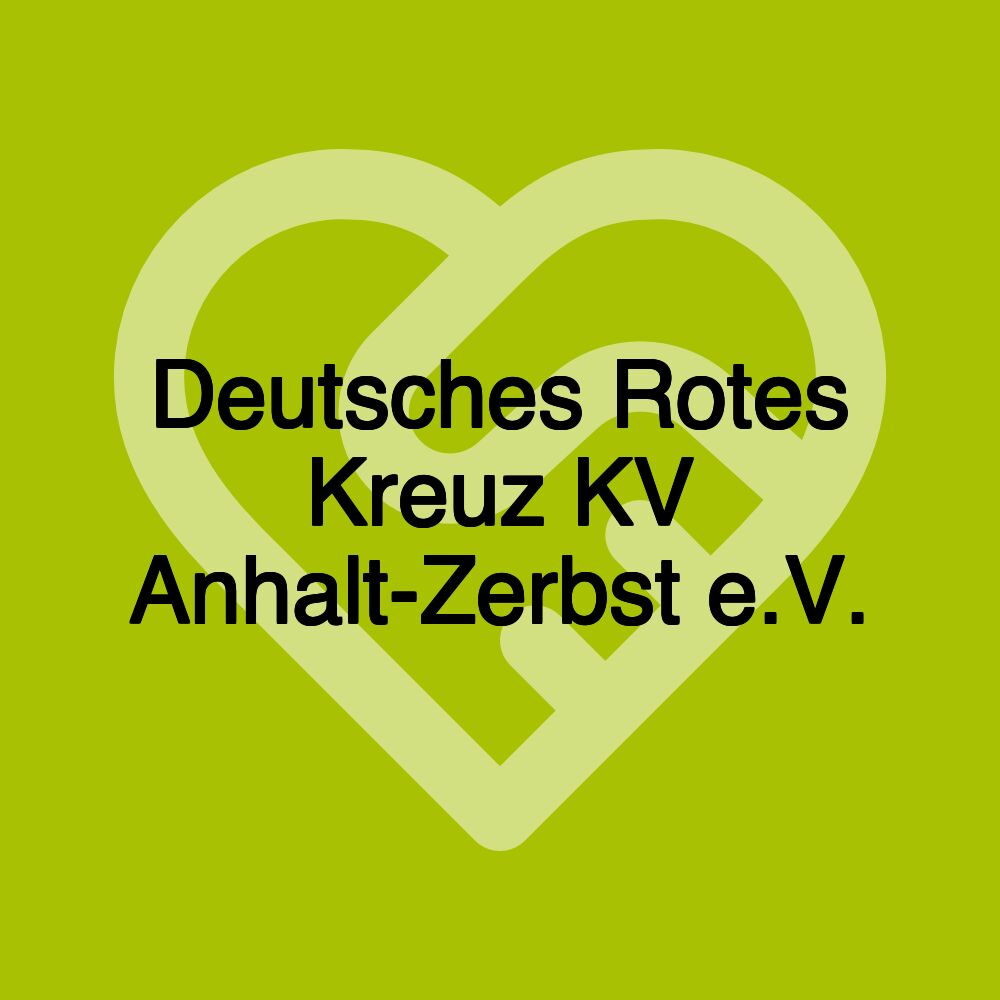 Deutsches Rotes Kreuz KV Anhalt-Zerbst e.V.