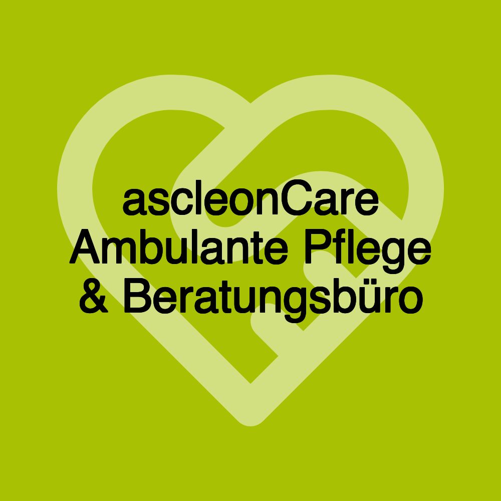 ascleonCare Ambulante Pflege & Beratungsbüro