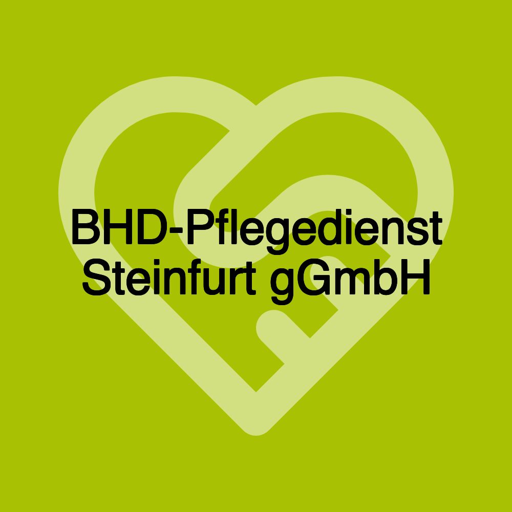 BHD-Pflegedienst Steinfurt gGmbH