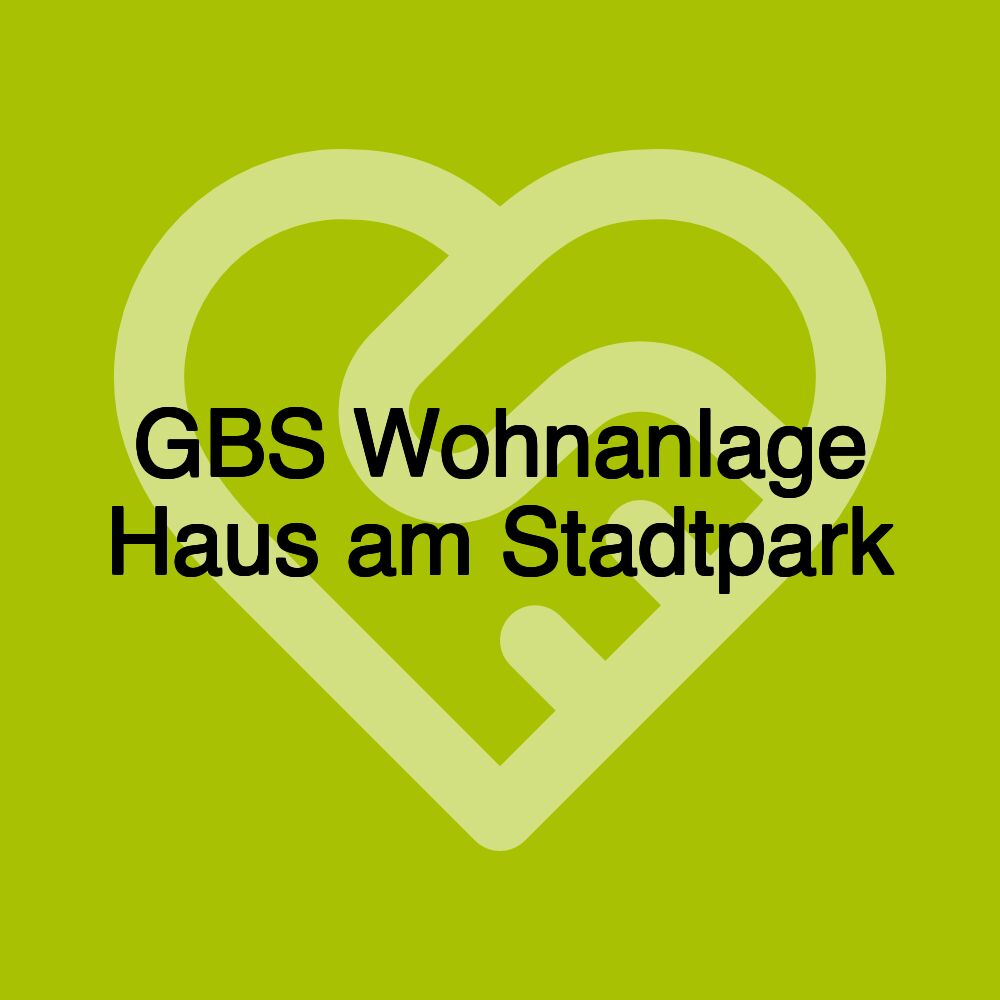 GBS Wohnanlage Haus am Stadtpark