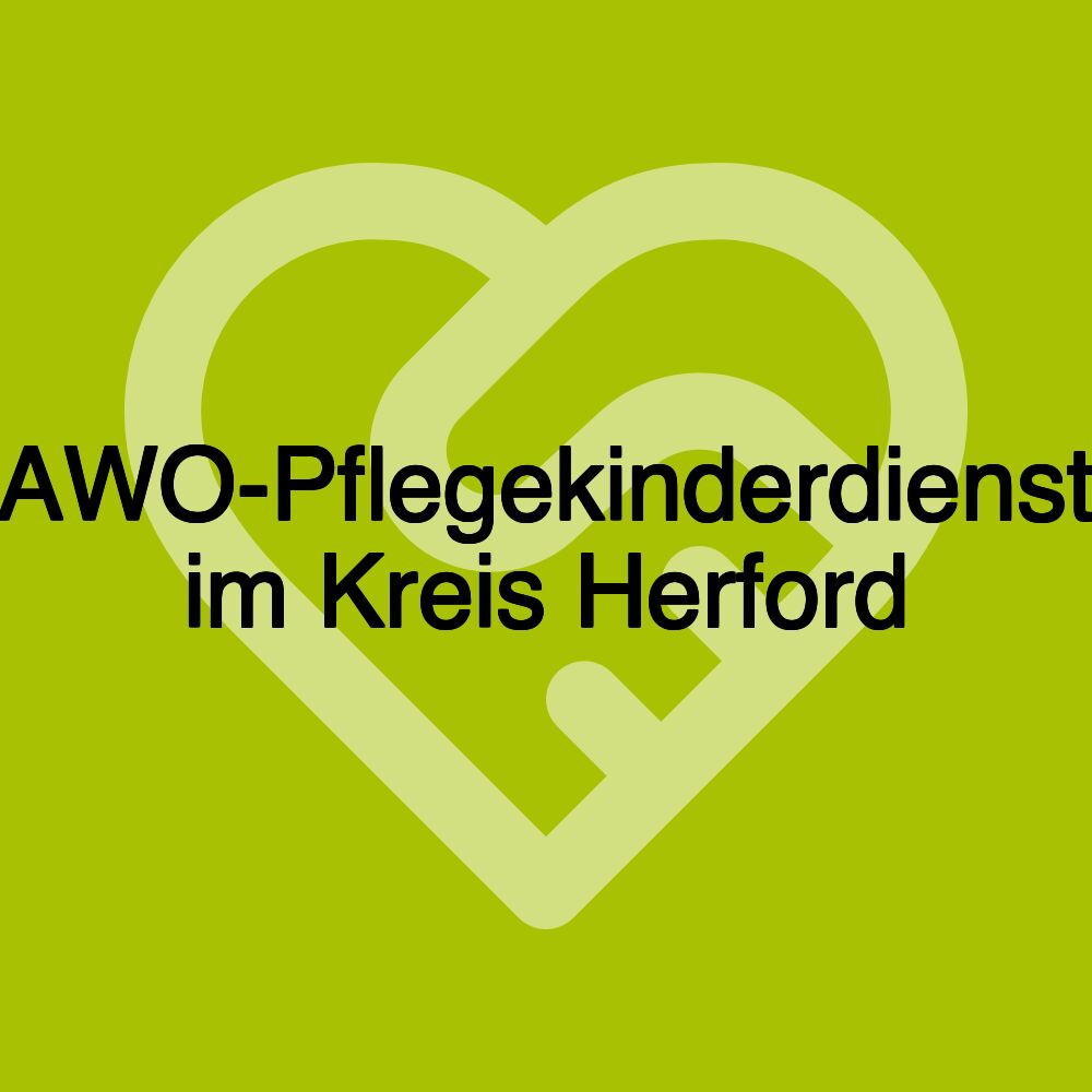 AWO-Pflegekinderdienst im Kreis Herford