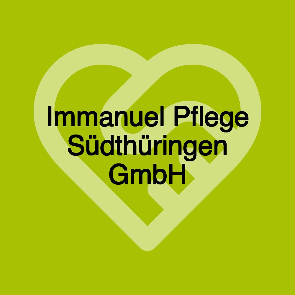 Immanuel Pflege Südthüringen GmbH