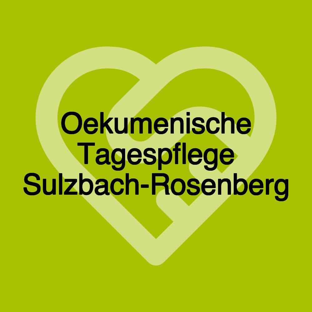 Oekumenische Tagespflege Sulzbach-Rosenberg