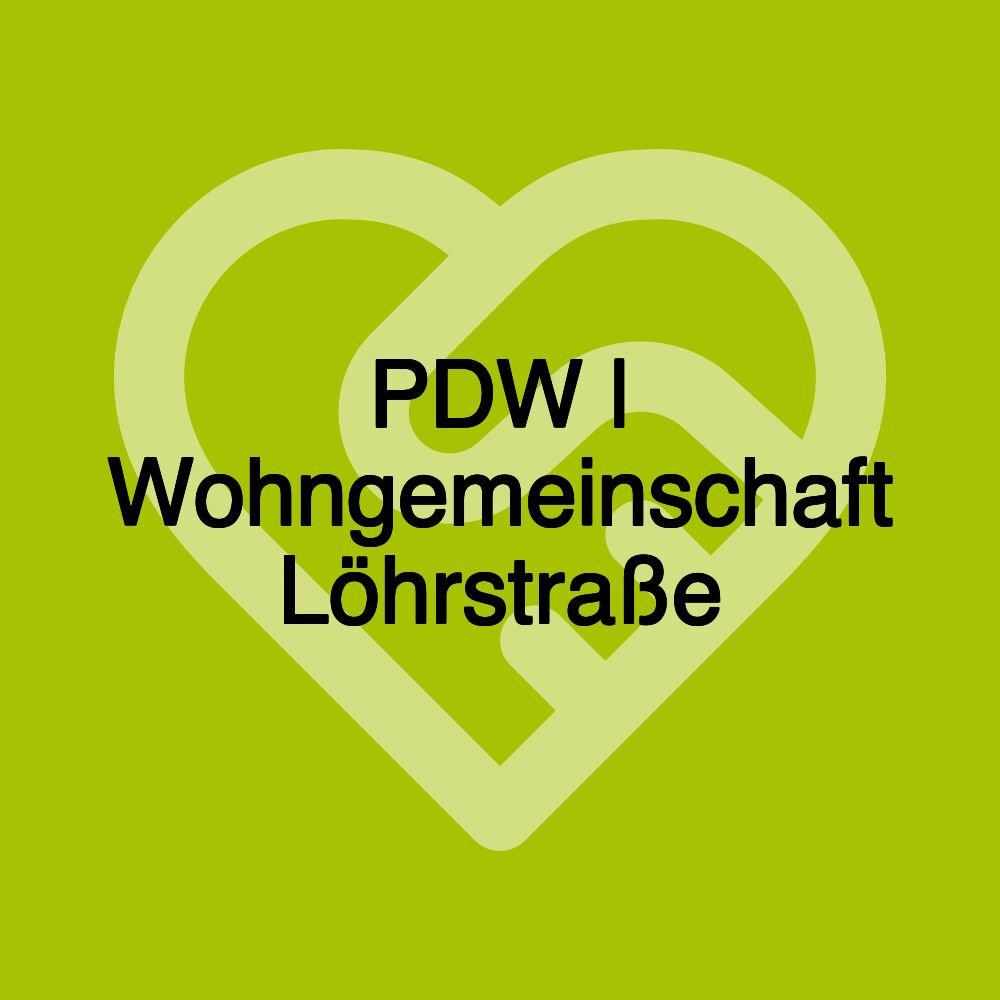 PDW | Wohngemeinschaft Löhrstraße