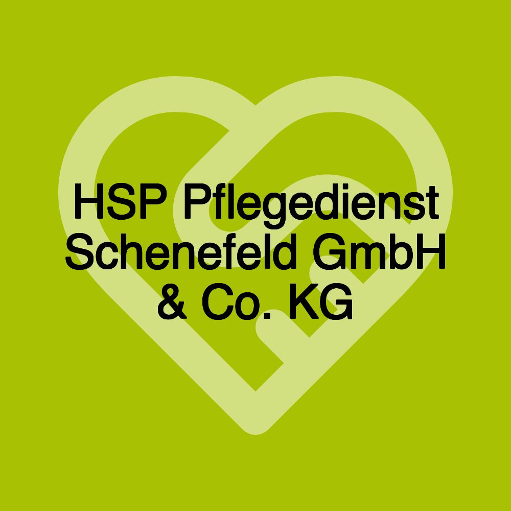 HSP Pflegedienst Schenefeld GmbH & Co. KG