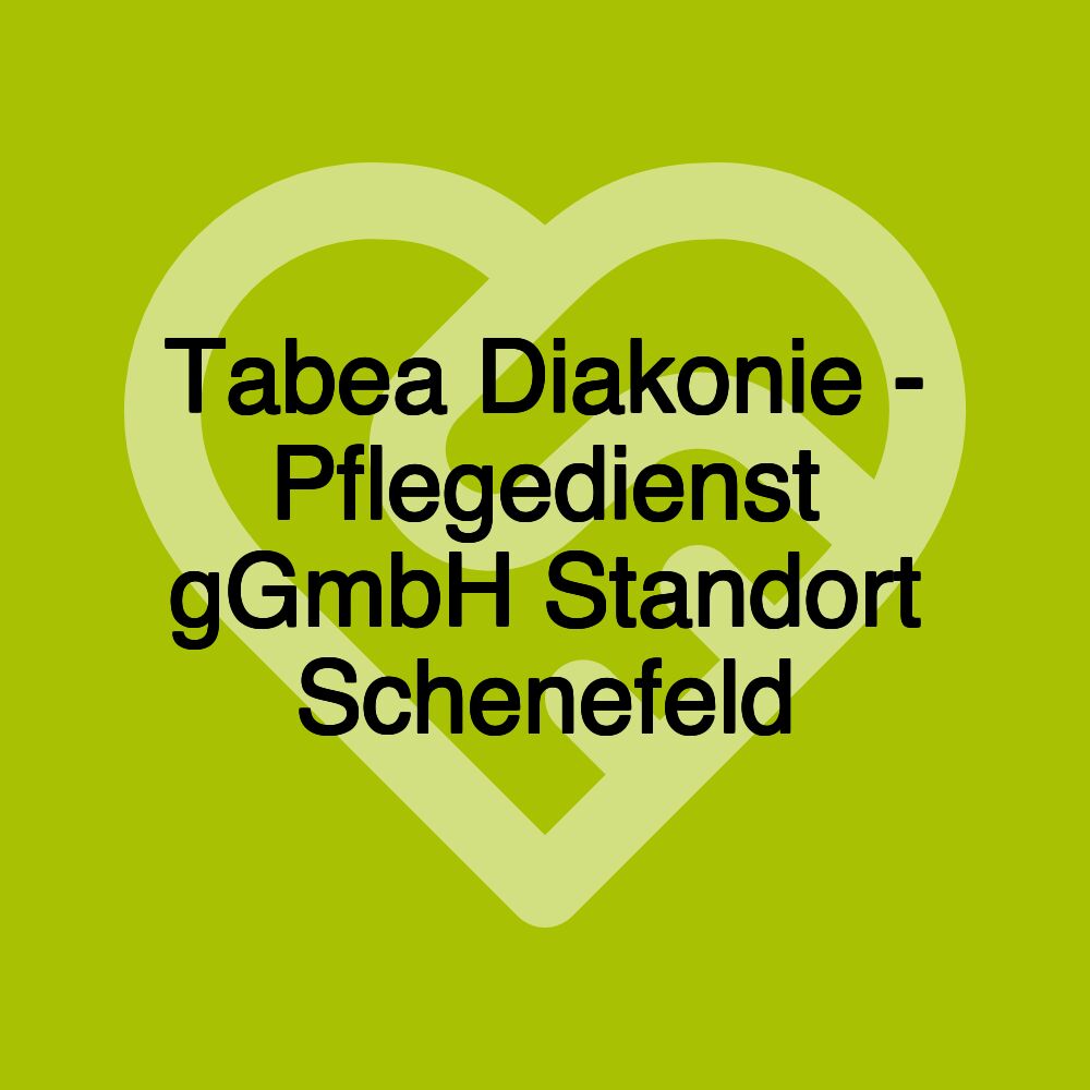 Tabea Diakonie - Pflegedienst gGmbH Standort Schenefeld