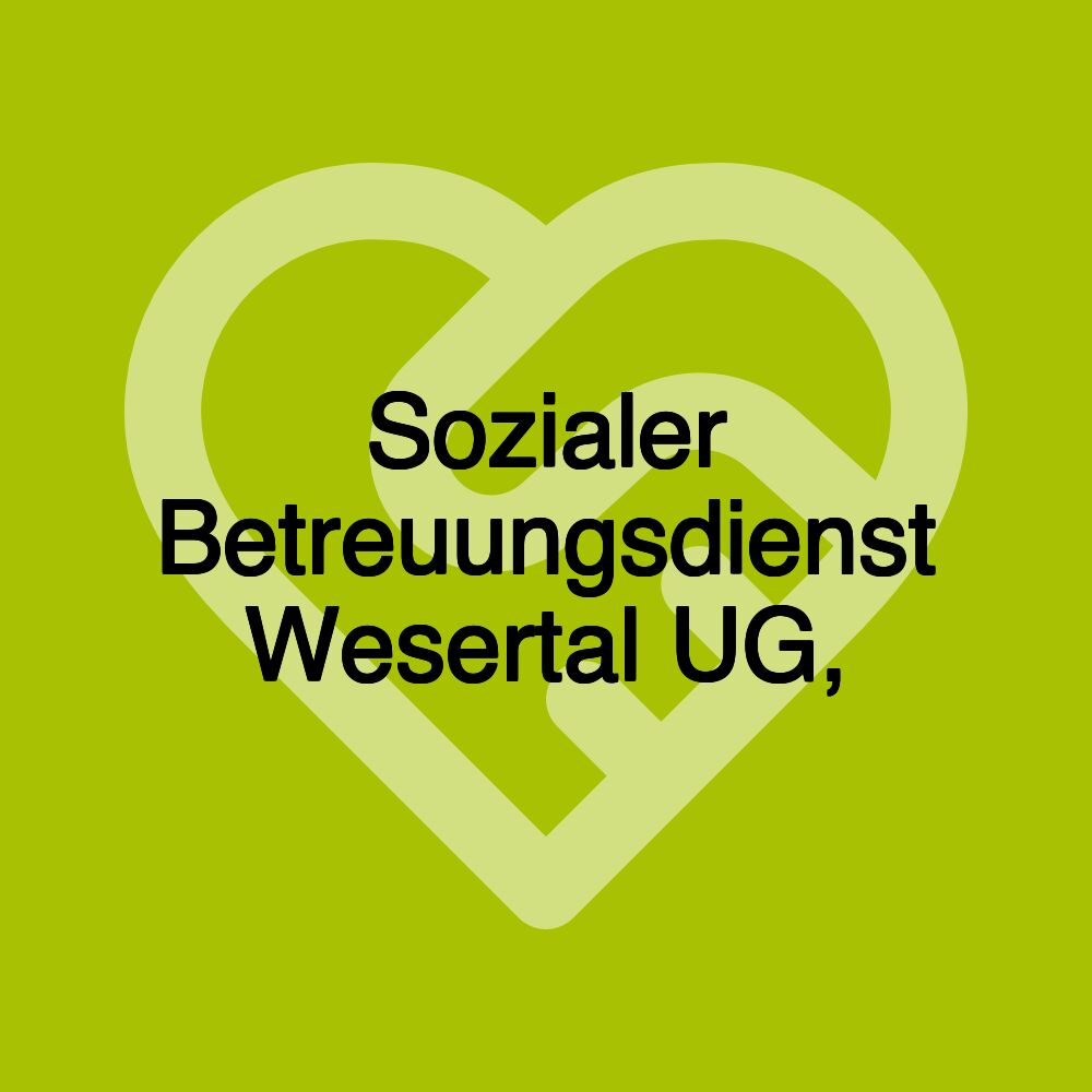 Sozialer Betreuungsdienst Wesertal UG,